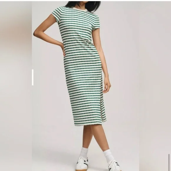 Nation LTD Women’s Ingrid Striped T-shirt Dress Size Small - Picture 3 of 15